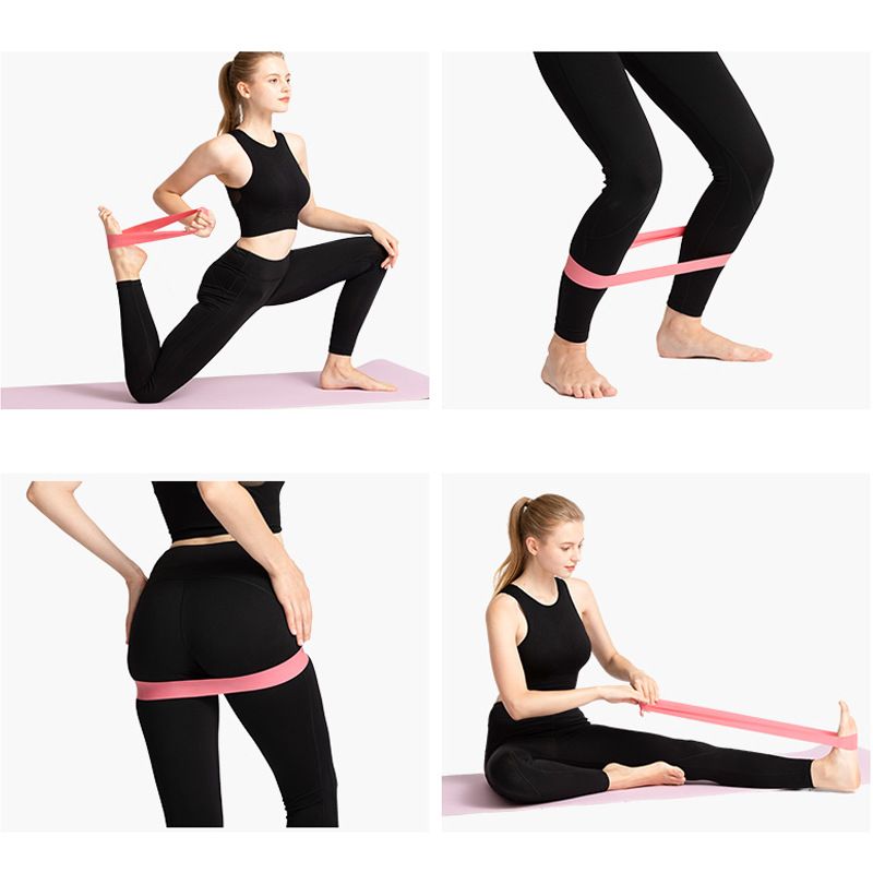 Cross-Border In-Stock Silicone Hip Lift Squat Exercise Stretch Yoga Resistance Loop Fitness Elastic Band_voghion.com
