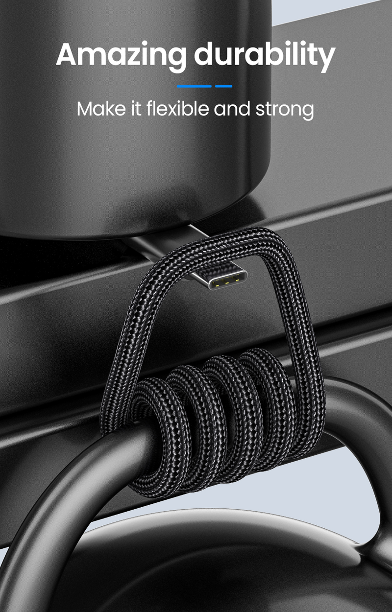PD 60W USB Type C til USB C-kabel for Samsung Huawei Xiaomi QuickCharge mobillader 5A hurtiglading datakabel_voghion.com