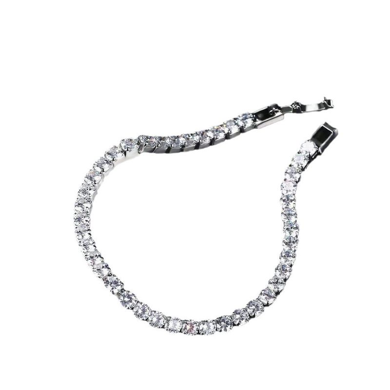 Bracciale con artiglio 24AA da uomo, in saldo, con catena Hip Hop intarsiata con strass_voghion.com