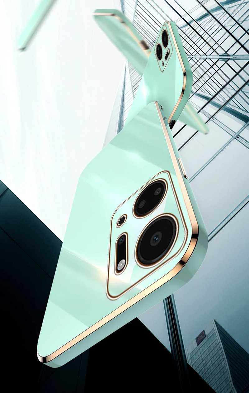 X7a Case Plating Soft Straight Edge Square Bumper For Honor X6a X7b X8b 4G X9b 5G X 6 7 8 9 A B Shockproof Cover Capas_voghion.com