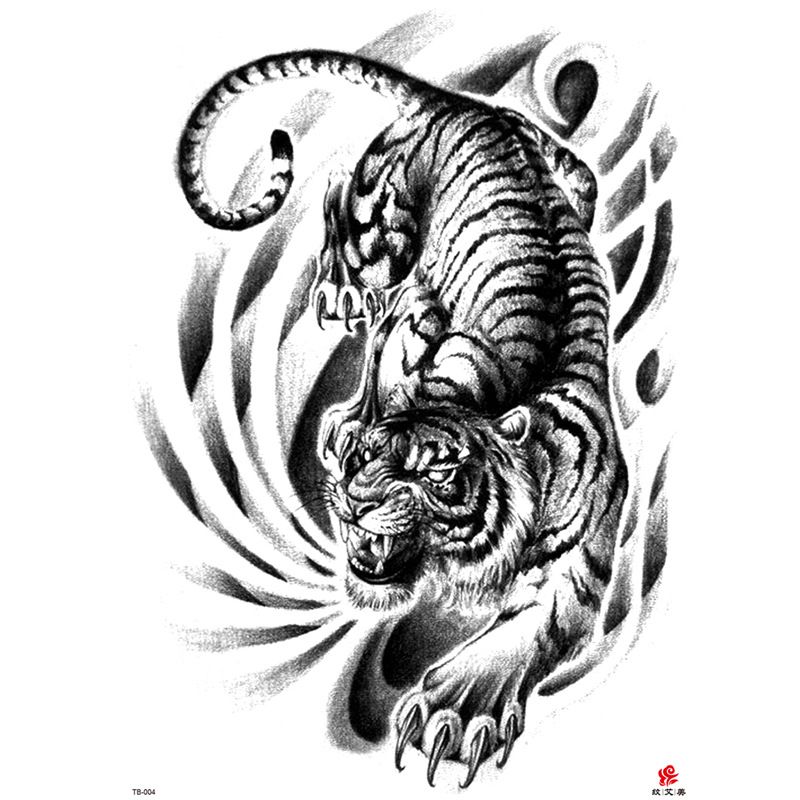 Full Waterproof Large Back Tattoo Sticker_voghion.com