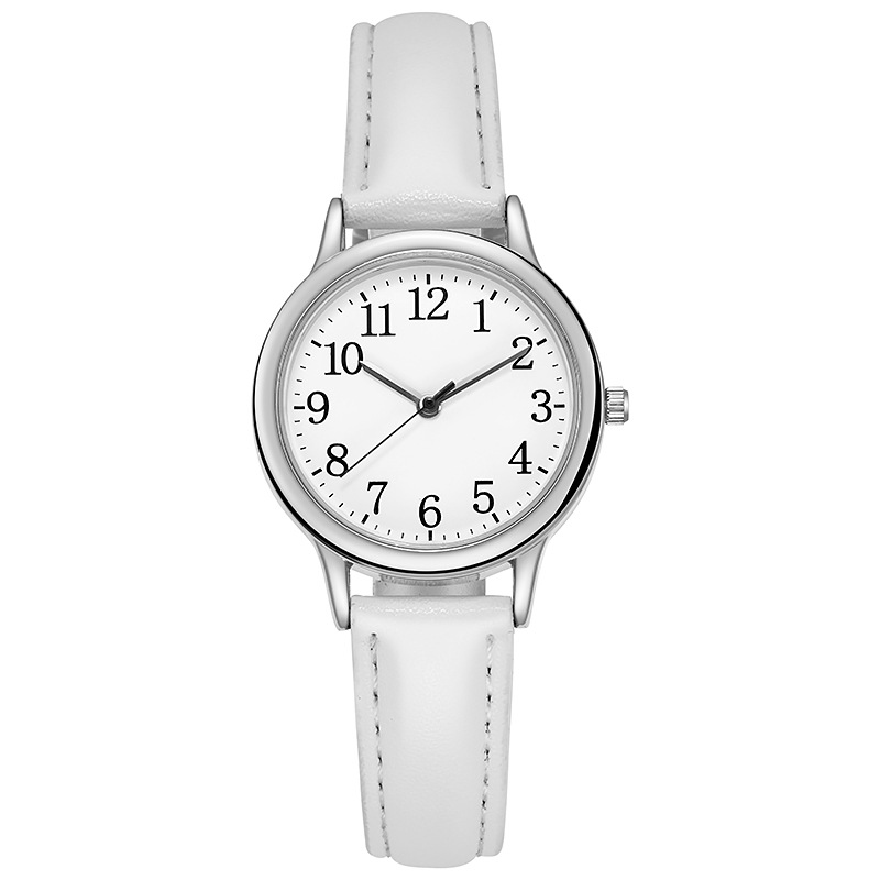 New Simple Digital Fashion Quartz Small Belt Women's Watch_voghion.com