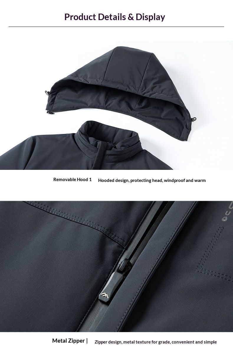 Chaqueta de plumón Cove Snow Flying 2025 para hombre de mediana edad, de invierno, gruesa y cálida._voghion.com