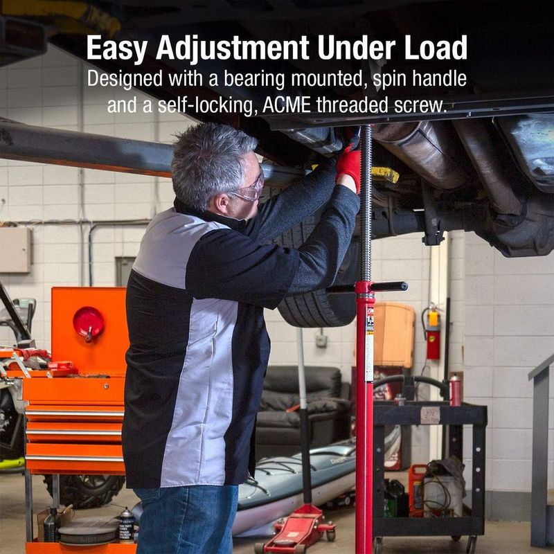 Floor Jack, Support Beam House Jack Post, Floor Lifting Joist Beam Brace For Cellar Ceiling, Range Of Adjustment Lifting From 43.3" To 70.9" - Safe Load Capacity (1653lbs)_voghion.com