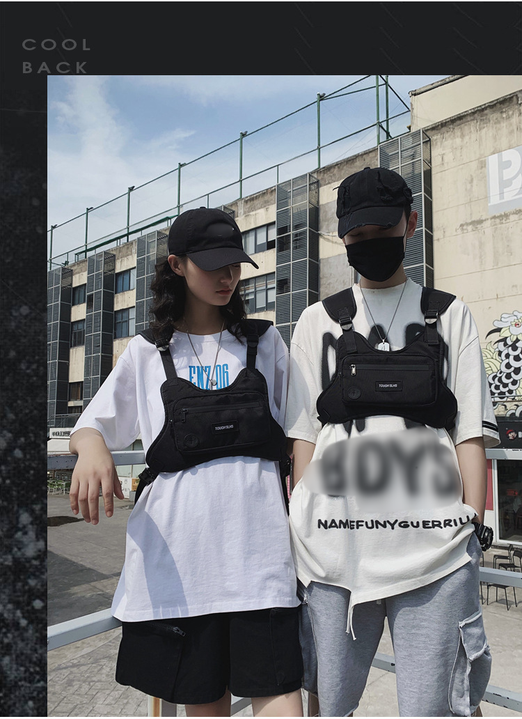 Borsa tattica alla moda, borsa da appendere al petto, borsa da lavoro, gilet da esterno, borsa da petto esterna alla moda e multifunzionale per uomini e donne_voghion.com