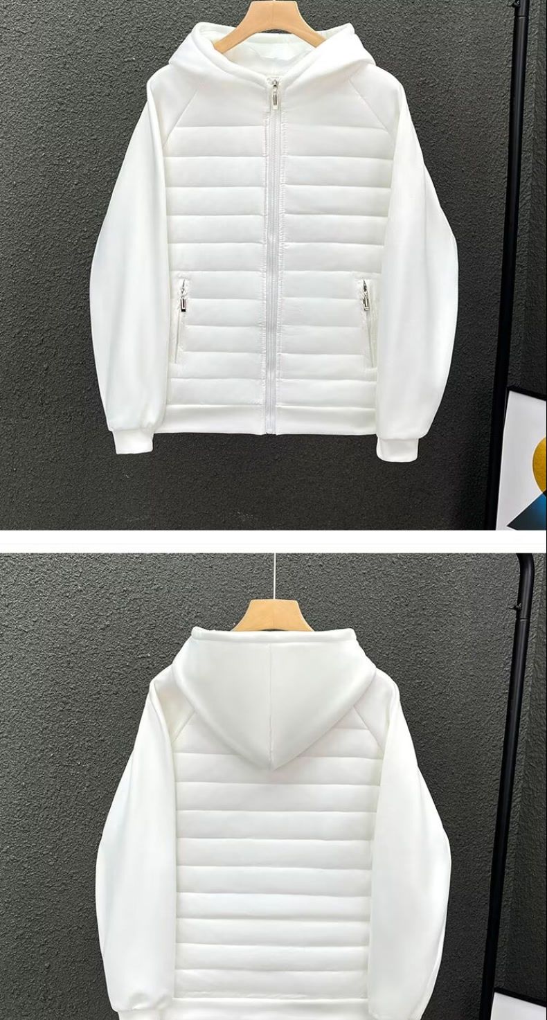 "Leichte Winterjacke für Herren – Slim Fit Steppmantel mit Kapuze und durchgehendem Futter (Polyesterfüllung, Urban Streetwear Essential)"_voghion.com