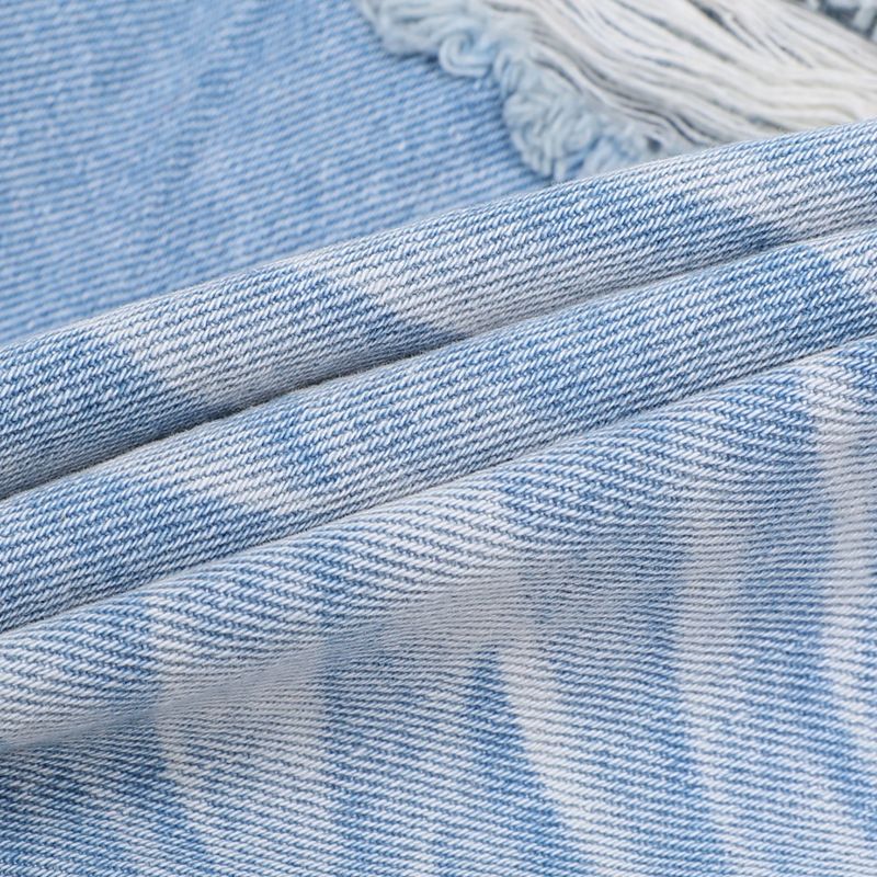 Męska odzież retro zniszczony brudny podarty zdekonstruowany podszewka na ramiona garnitur dżinsowy dla mężczyzn i kobiet uliczny trend dżinsy_voghion.com