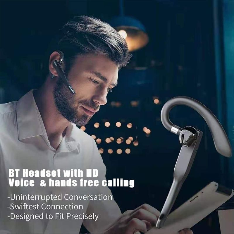 Écouteurs sans fil Bluetooth avec micro et réduction du bruit_voghion.com
