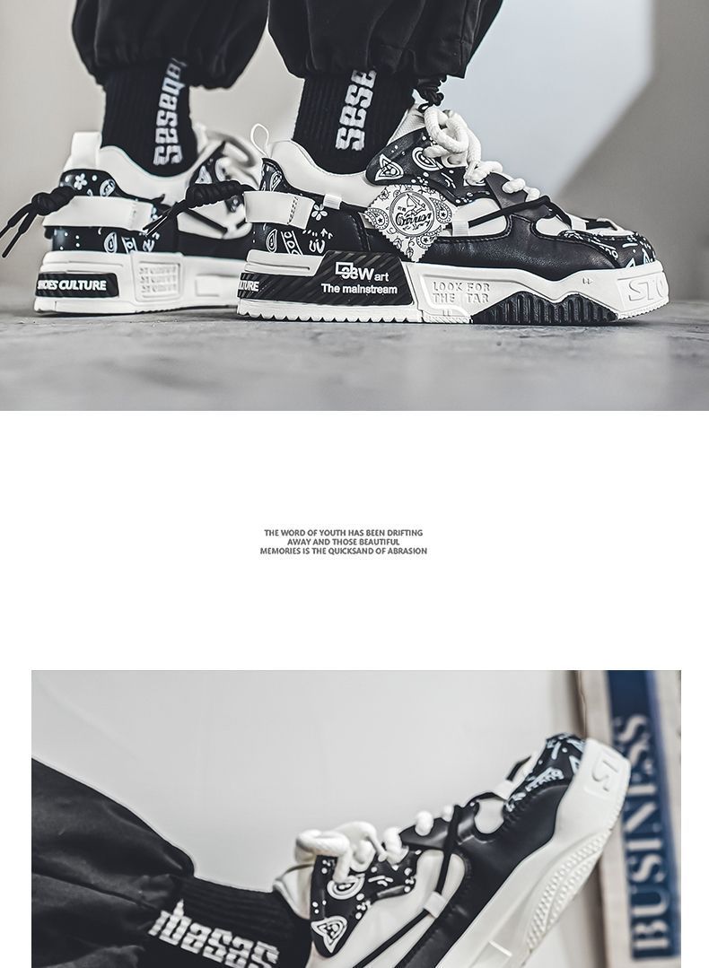 Lässige Herren-Sneaker mit dicker Sohle für den Sommer – leichte, atmungsaktive Slip-On-Schuhe, modisches Design mit runder Zehenpartie, bequem für den täglichen Gebrauch_voghion.com