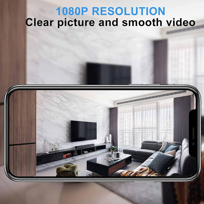 (1/2/4 szt.) 2023 Kamera Mini WiFi Szpieg Full HD 1080P Bezprzewodowa Ukryta Kamera Aktywowana Noktowizor Bezpieczeństwo Niania Kamera Nadzorcza Do Samochodu Dom Biuro_voghion.com
