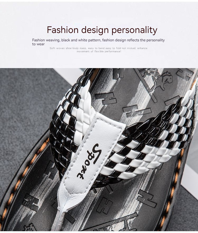 Infradito da esterno versatili tendenza estiva onalizzate scarpe alla moda da uomo, nuovi sandali da indossare all'aperto, alla moda_voghion.com