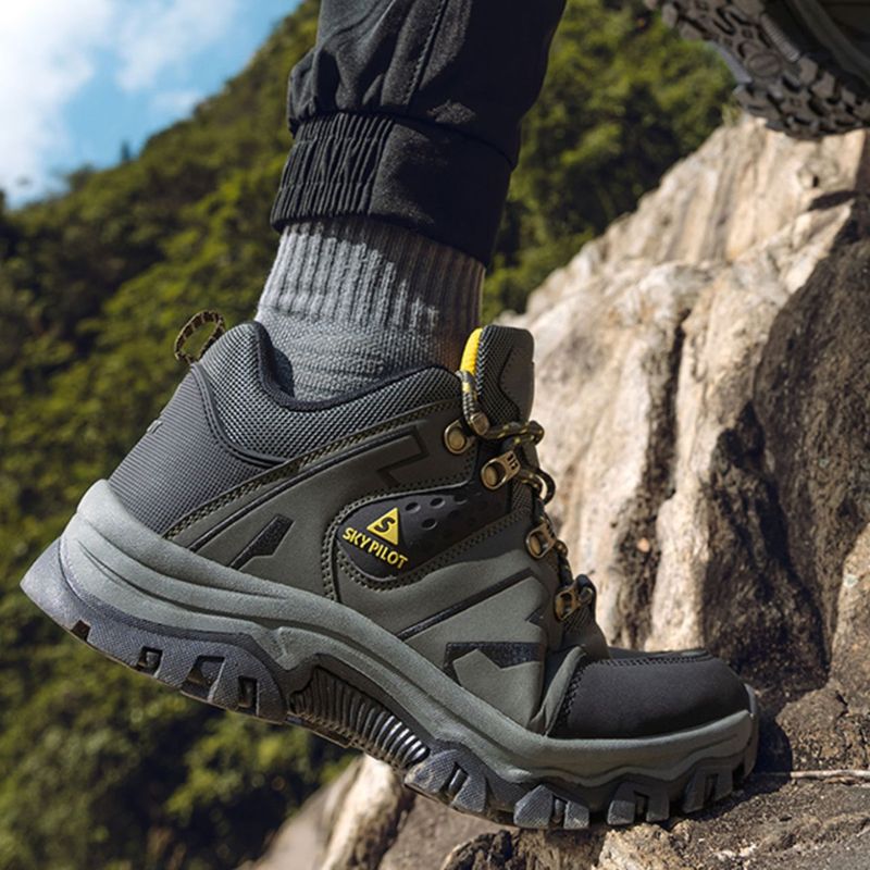 Yuekun Men's Hiking Waterproof Non-Slip Wear-Resistant Spring And Autumn Outdoor Lightweight Breathable Professional_voghion.com
