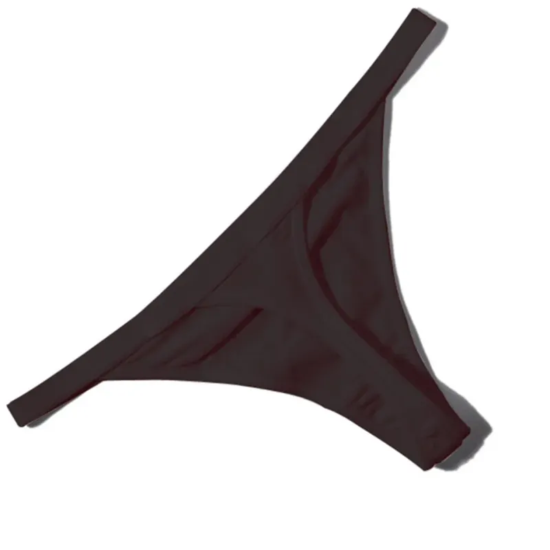 TD LSTRY String Panties, Cotton, Black/White/Red/Khaki, M/L_voghion.com