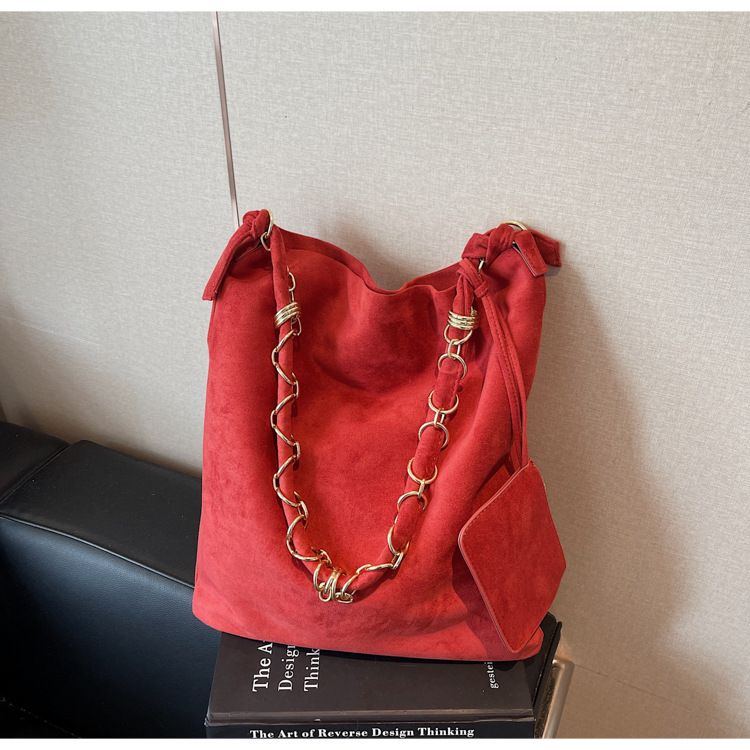 Sac à main tendance et décontracté, sac fourre-tout simple à grande capacité, sac à bandoulière._voghion.com