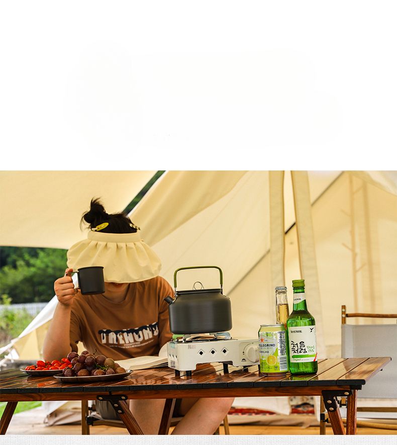 Caffettiera da campeggio per esterni, escursionismo, pesca, teiera portatile, bollitore da picnic, 1,8 l, grande capacità_voghion.com