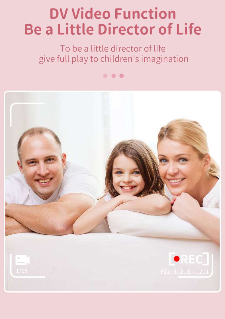 Hot Seller Mini Polaroid-Print Camera For Children, High-definition Shooting, Multifunctional Digital SLR Wholesale, Gifts._voghion.com
