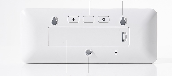 INS Einfache Große Bildschirm Wohnzimmer Wand Temperatur Und Feuchtigkeit Kreative Moderne Uhr Kann Aufgehängt Werden Oder Stehen YD106_voghion.com