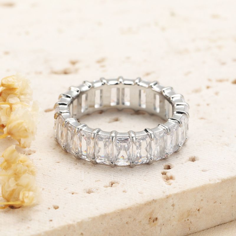 New Instagram Fashion Handpiece Light Luxury And Small, High End Color Diamond Women's Ring_voghion.com
