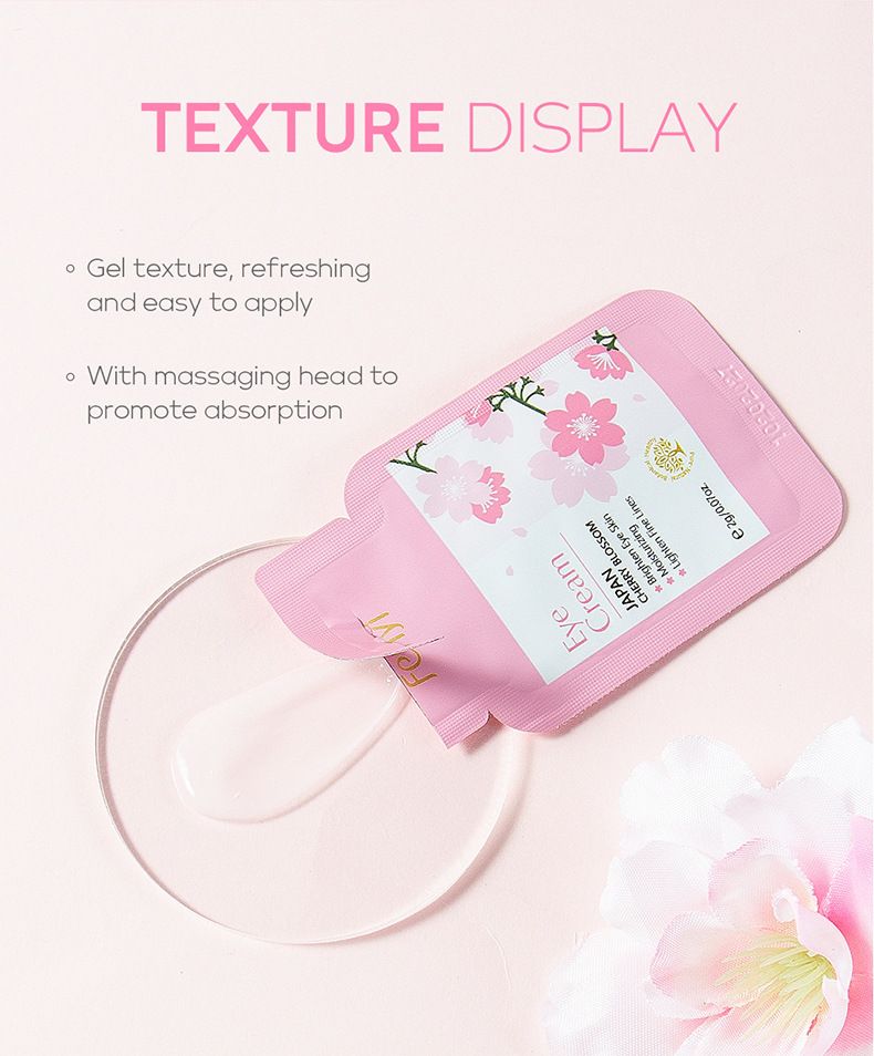 FENYI Sakura 4 daļu ādas kopšanas produktu komplekts mitrinošs un saudzīgs 1 daļas 2 g izmēģinājuma iepakojums ādas kopšanai_voghion.com