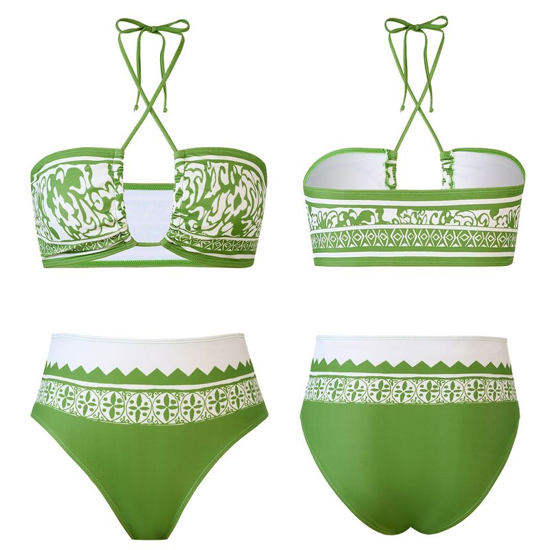 Odzież damska Split Women's Swimsuit Vacation Bikini Swimsuit_voghion.com