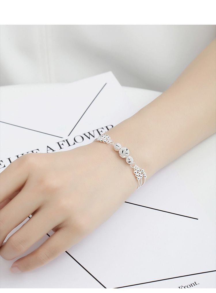 Carved Transfer Beads, Lives Three Generations Multi layered Bracelet, Female Autumn Winter Handicraft, Instagram_voghion.com