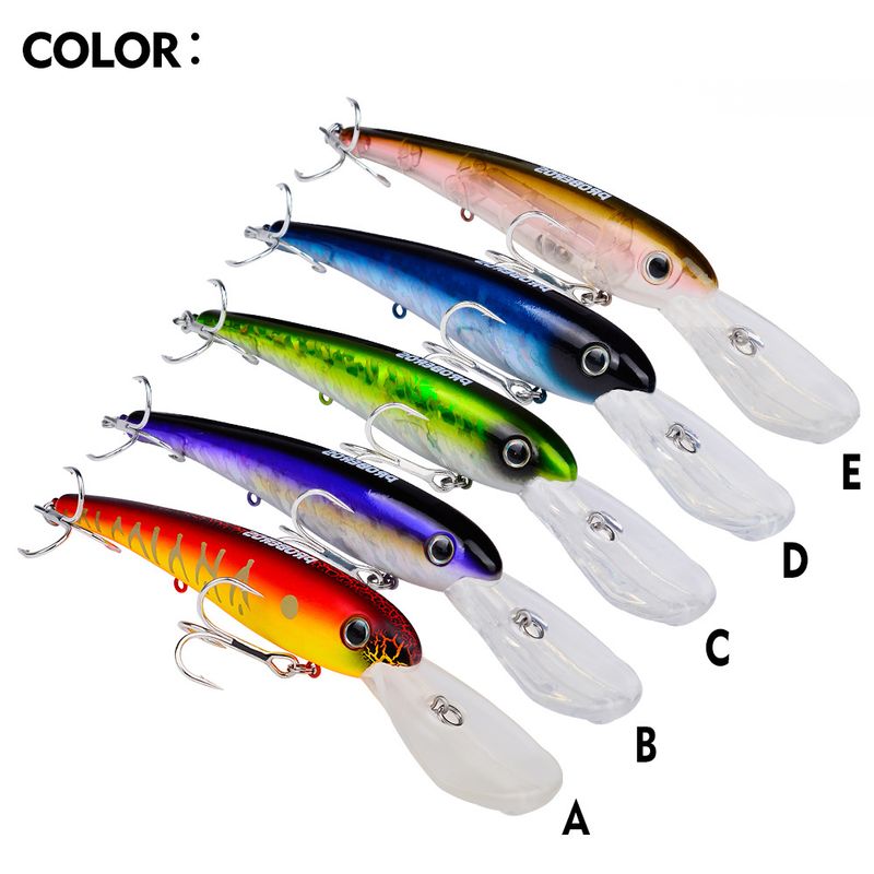 Lange Zunge Big Minnow Schwimmender Köder 20CM 43G Kunststoff Hartboot Meer Lebensechte Köder Angelausrüstung_voghion.com