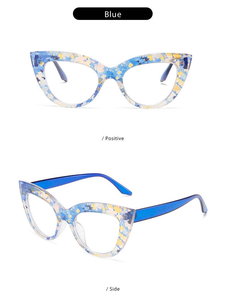 Nuovo stile, colore anti-luce blu, occhi di gatto, montatura per occhiali da vista di fascia alta, BL908_voghion.com