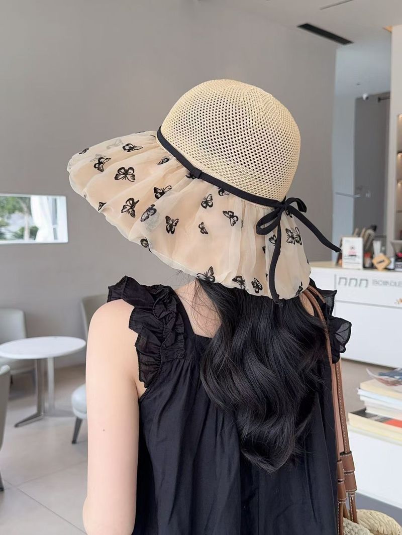 Cappello da sole estivo con protezione UV e tesa larga, nuovo cappello da sole per esterni_voghion.com
