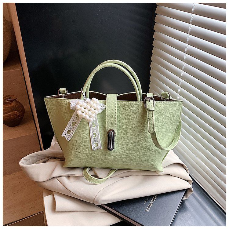 New 2025 Summer Other Tote Bag With Pendant Single Shoulder Crossbody Handbag_voghion.com