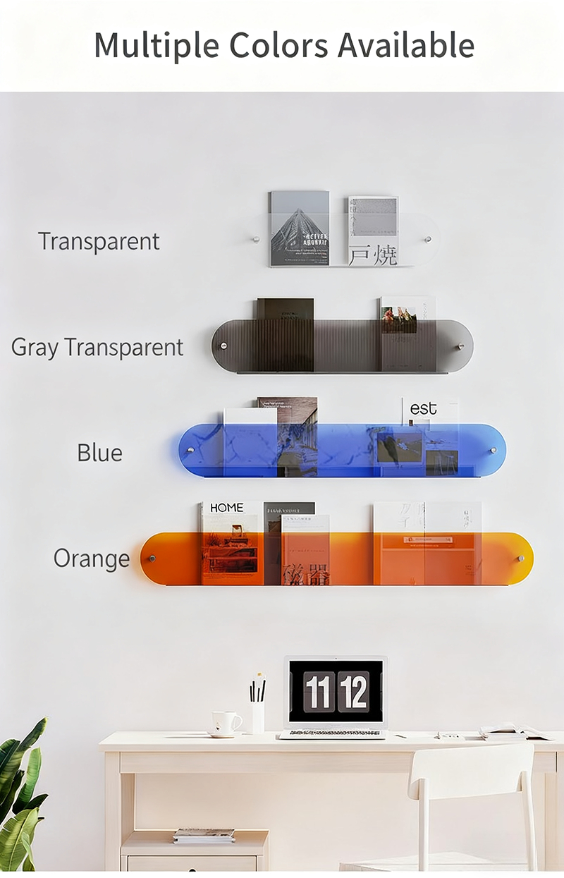 Matériau écologique | Design transparent | Grande capacité de charge | Esthétique italienne minimaliste | Rangement et présentation multifonctionnels_voghion.com