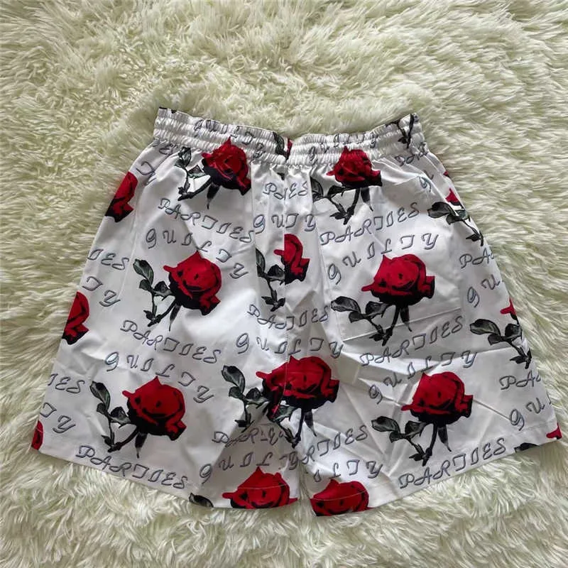 Herren Neue Männer Frauen 1 Top Version Kordelzug Volle Druck Blumen WACKO MARIA Shorts T221129_voghion.com