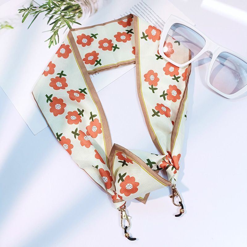 Silk Scarf High-End Hanging Glasses Strap Anti-Lost Mask Chain_voghion.com