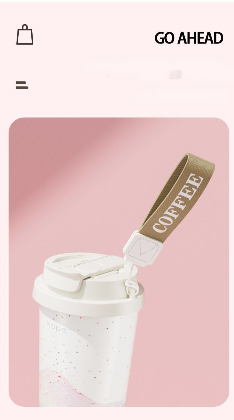 Portable Ceramic Heat Preservation And Ice Coffee Water Cup For Couples_voghion.com