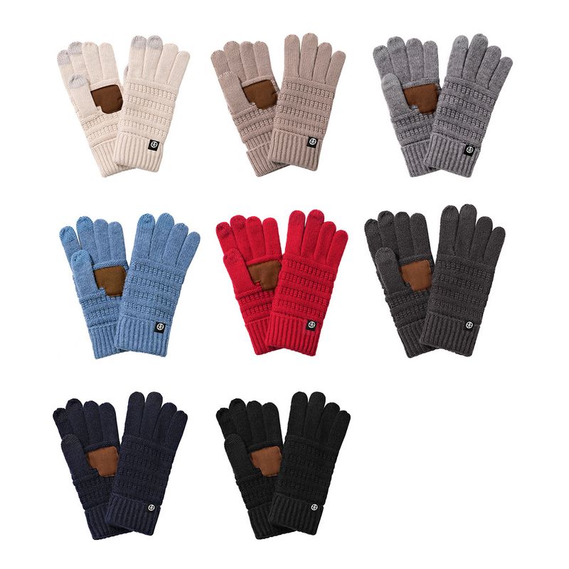 Touchscreen Gloves Winter Cold-Proof Thickened Cycling Knitted Non-Slip Freezing Point Outdoor_voghion.com