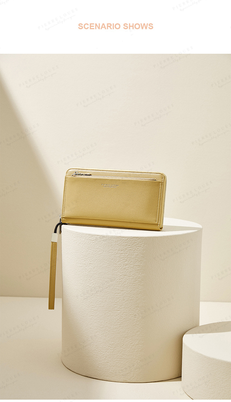 Women's Wallet 2024 New Letter Simplified Long Card Bag Wallet Multi Functional Large Capacity Handbag_voghion.com