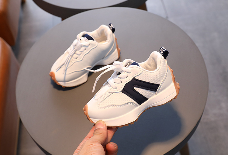 Autumn Children's Breathable Little White Boys' Soft Sole Anti slip Sports Girls' Fashion Single Shoes Baby_voghion.com