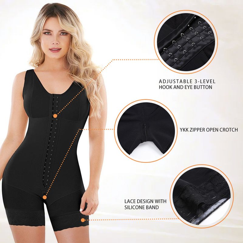 tummy control, butt lift, body shaping, crotch opening, large size body shaping, breast support, tummy control corset, one-piece body shaping garment_voghion.com