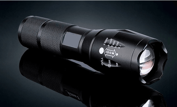Portable Mini Flashlight LED ZOOM Torch Hunting Zoomable Flashlight Torch Light_voghion.com