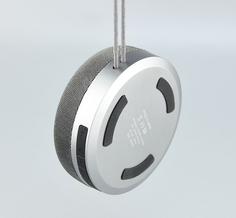Mini enceinte Bluetooth en tissu - Rechargeable par USB et portable avec appairage TWS (fonction d'appel sans fil pour usage domestique/extérieur)_voghion.com