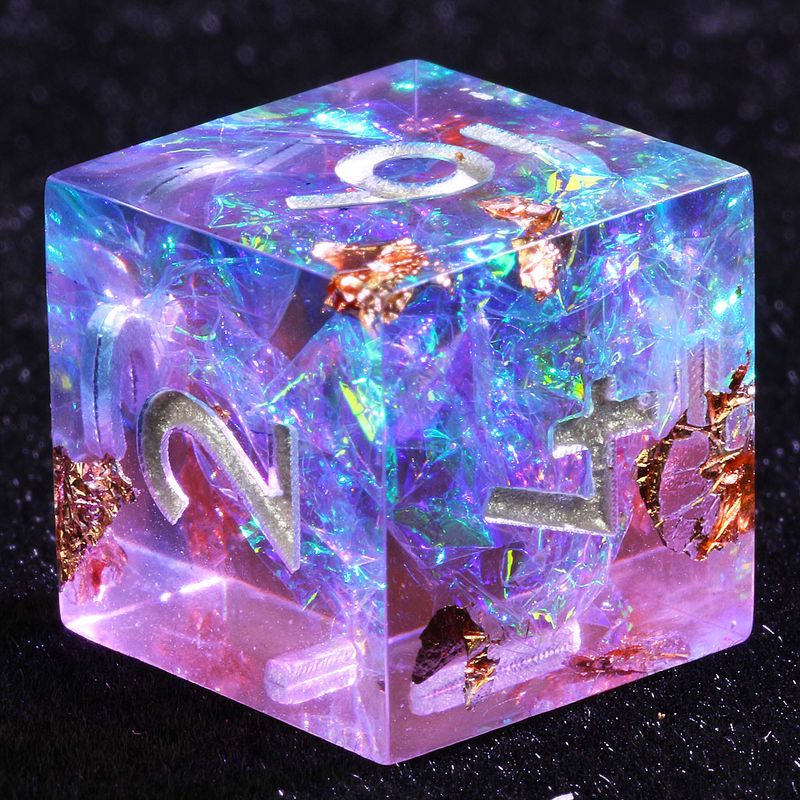 9 Polyhedral Sets D&D Dice Aurora Whisper For Dungeons Dragons RPG_voghion.com