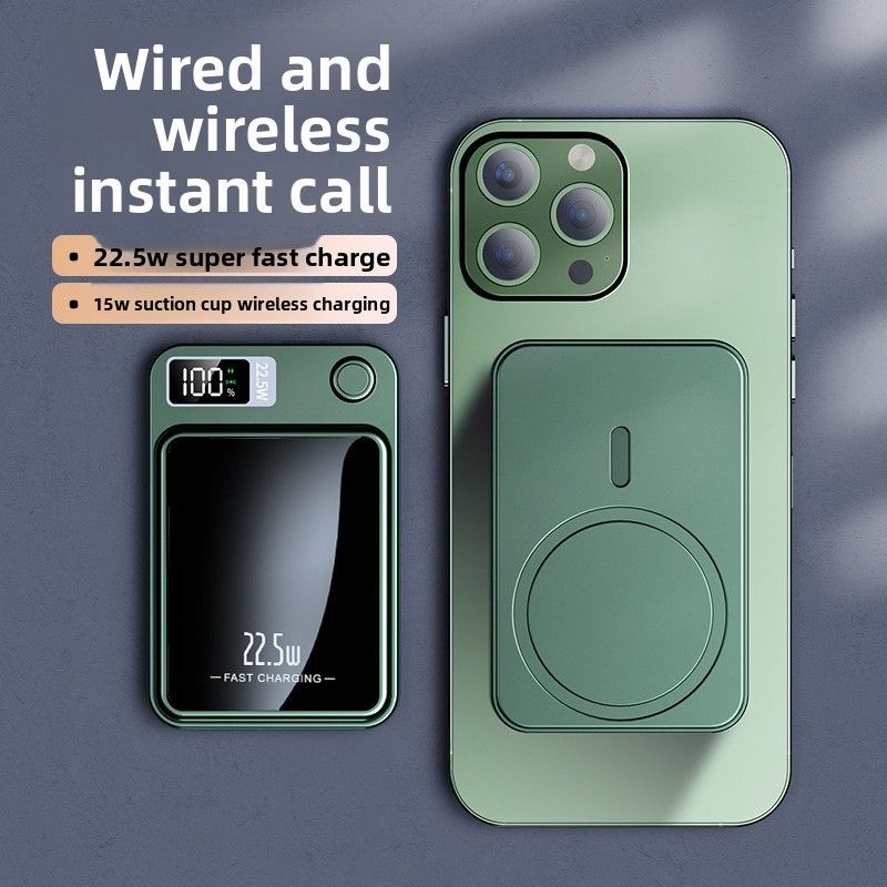 Hot Item Magnetic Wireless Power Bank 10000mAh Super Fast Charging 22.5W Portable Charger No Lagging_voghion.com