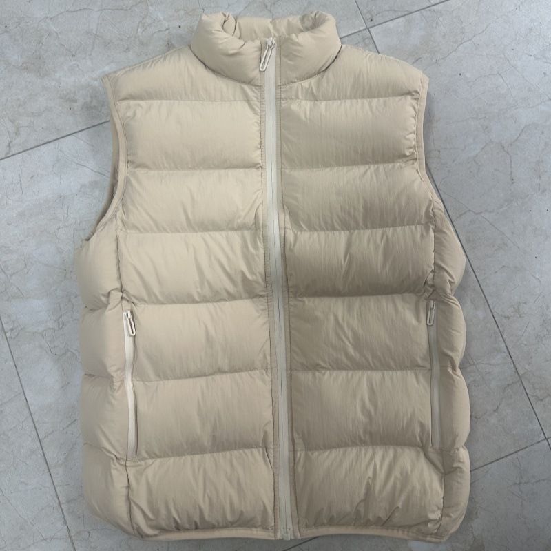Thermo-Pufferweste für Herren, schwere Steppjacke für Herbst und Winter, warmer, mit Fleece gefütterter ärmelloser Mantel für Freizeit und Sport im Freien_voghion.com