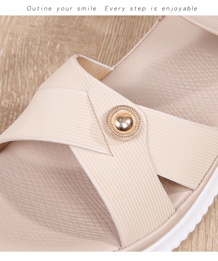 Boho Style Flat Sandals With Elastic Elastic Strap_voghion.com