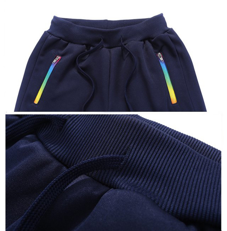 Conjunto de outono masculino 2023, nova moda coreana, conjunto esportivo casual masculino, manga comprida, conjunto de duas peças_voghion.com