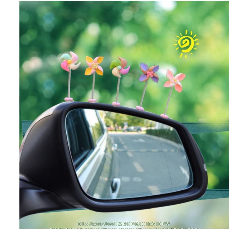 Auto gemonteerde nieuwe windmolen roterende gyroscoop creatieve decoratie kleine ornamenten, middenconsole auto interieur_voghion.com