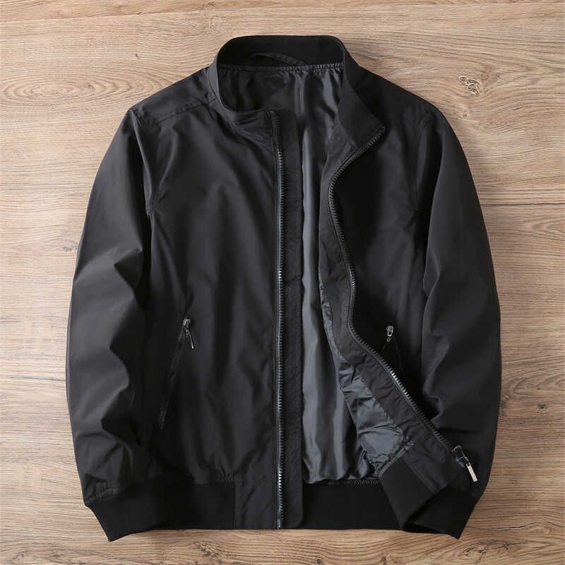Nuova giacca leggera da uomo con colletto rialzato, casual e alla moda, semplice giacca a vento_voghion.com