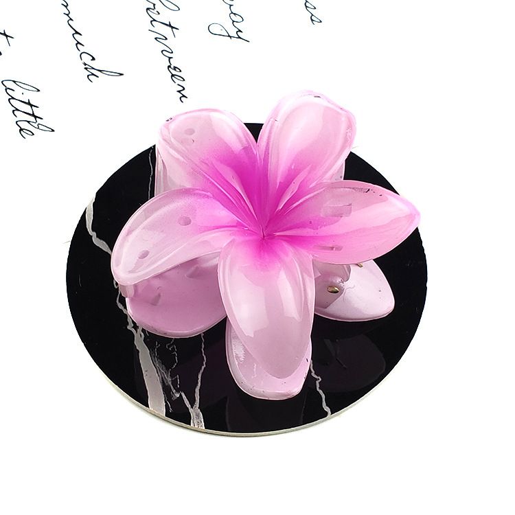 Egg Flower Grab Clip Gradient Květinové bonbóny bauhinia zpět Hair Shark klip do vlasů_voghion.com