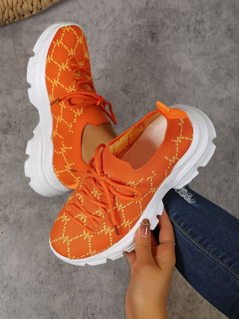 Kõrgendatud jalanõud naiste 2023 uued suured naiste kingad kevadised ja sügisesed kõik sobilikud Korea vabaajaspordijalatsid naistele_voghion.com