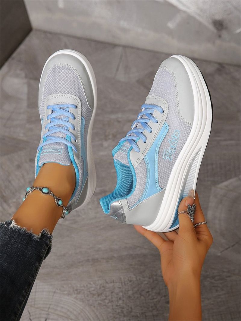 Chaussures transfrontalières pour femmes, commerce extérieur, printemps 2024, chaussures de sport à semelles épaisses, chaussures à bascule, chaussures de fitness, chaussures à plateforme_voghion.com