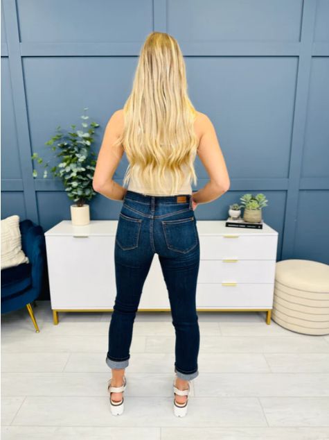 Damkläder Hetaste Skinny Jeans Hög midja bantning Elastisk magkontrollerande rumpa lyftbyxor Hot Girl Style_voghion.com